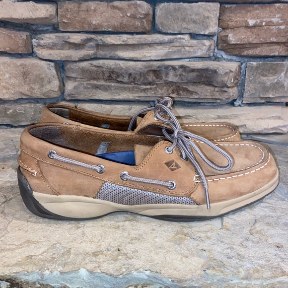 Sperry Boat Shoes M 10.5 Good Condition - Picture 4 of 8
